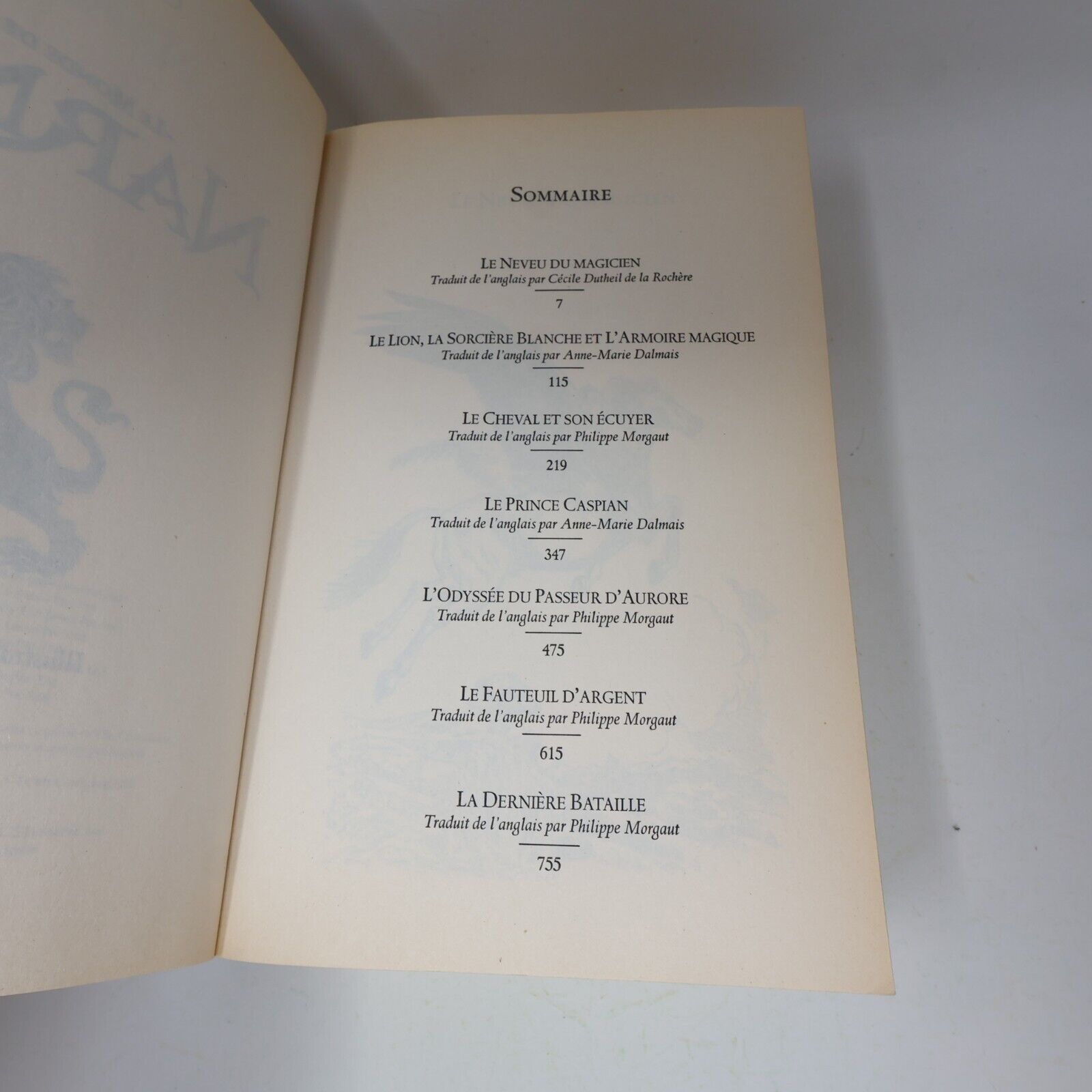 2005 Le Monde de Narnia C.S. Lewis Fantasy Fantastique Omnibus Gallimard Livre