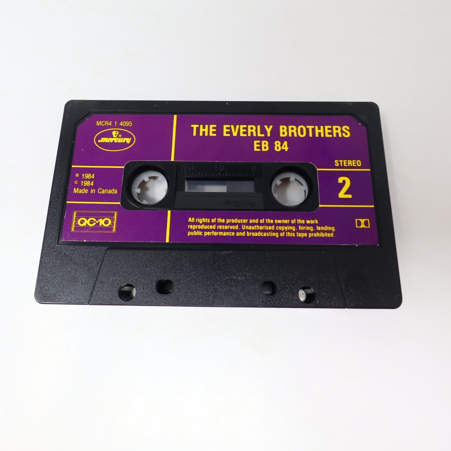 The Everly Brothers EB 84 Cassette 1984 On The Wings Of A Nightingale/Asleep