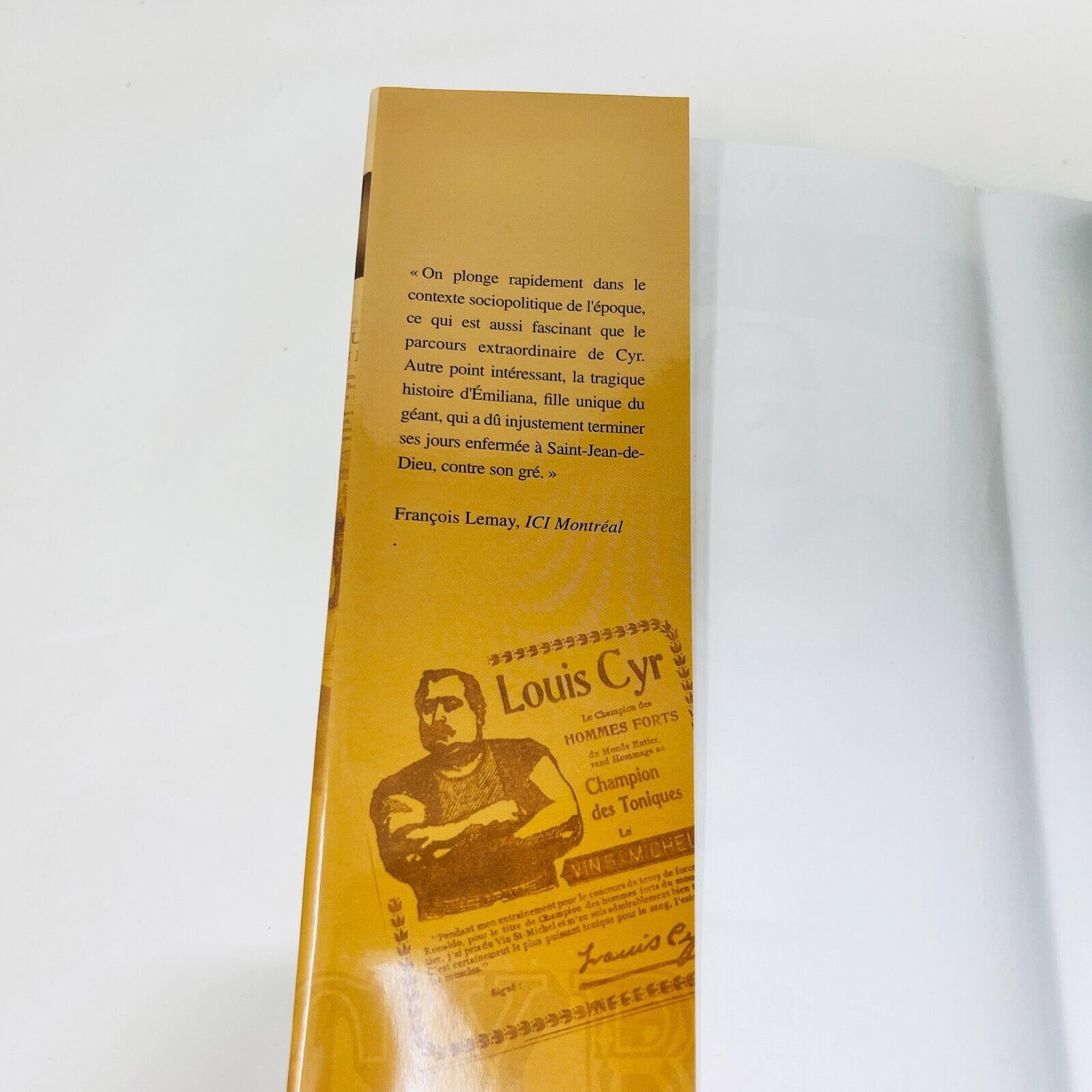 2005 Louis Cyr Une Épopée Légendaire de Paul Ohl Club Québec Loisirs Biographie