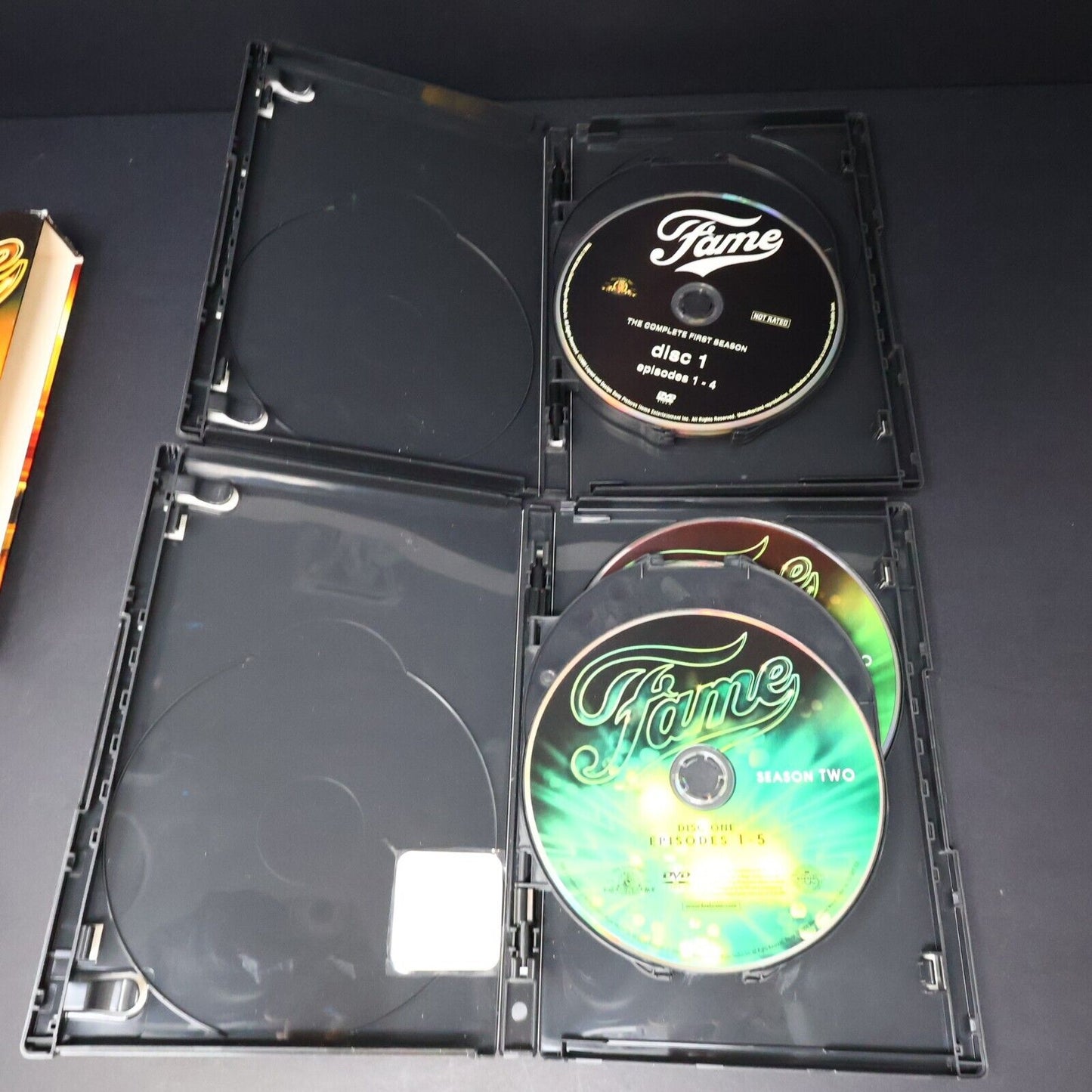 Fame Seasons 1 & 2 DVD Tested 2009 7-Disc Set NTSC Region 1  Full Screen English