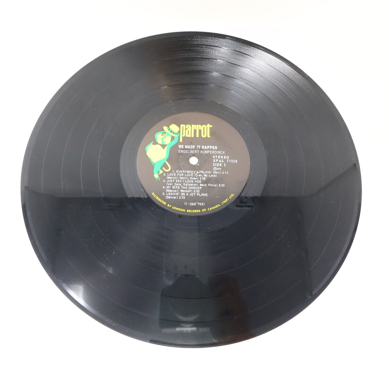 Engelbert Humperdinck We Made It Happen LP Record Vinyl XPAS 71038 Canada Parrot