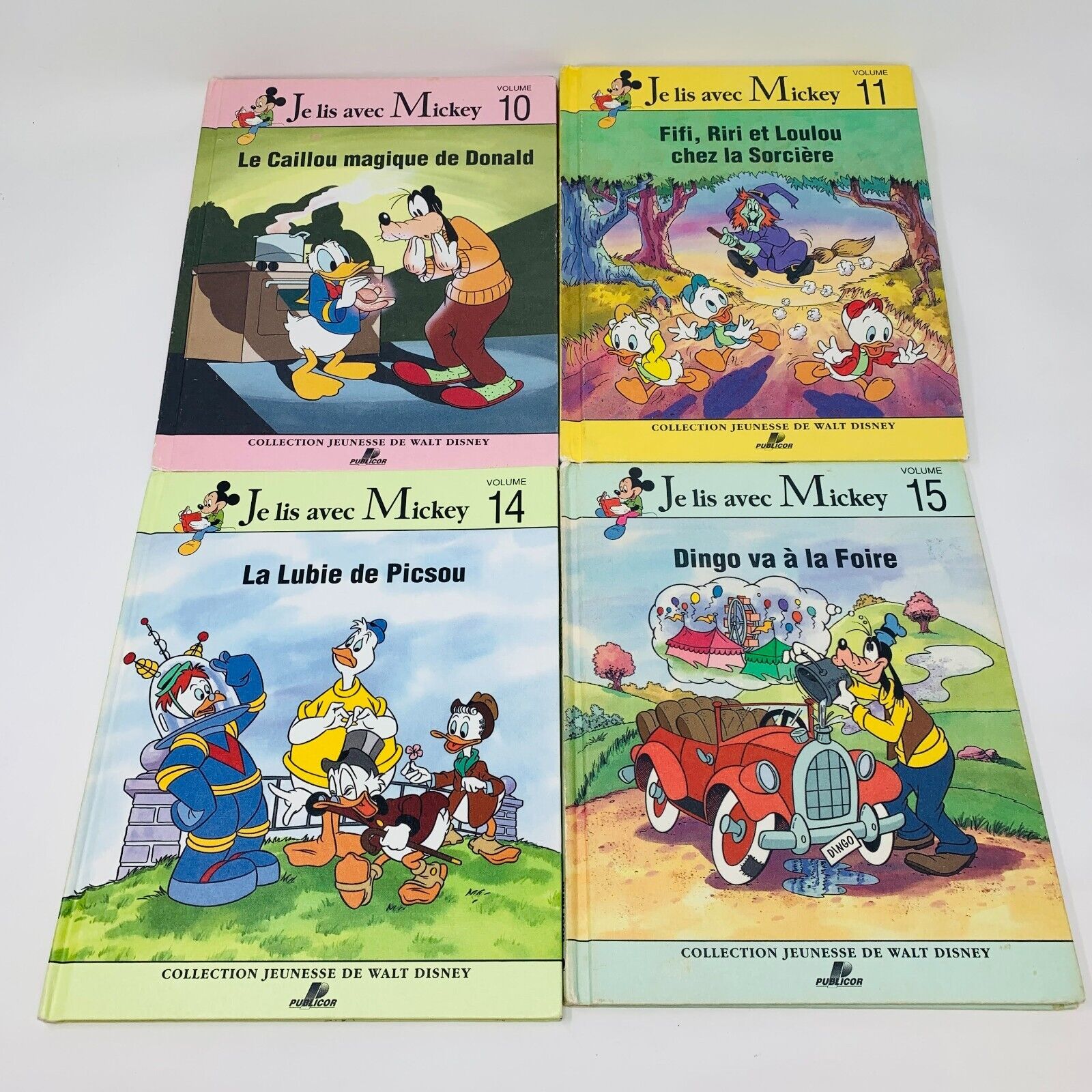 Je Lis avec Mickey Lot de 14 Livres Disney Enfants Français Children French 90s