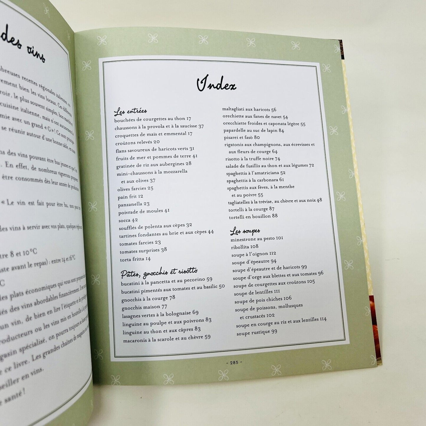 2011 Cuisinez avec Mamma Mia Livre de Recettes Italiennes Cuisine en Français