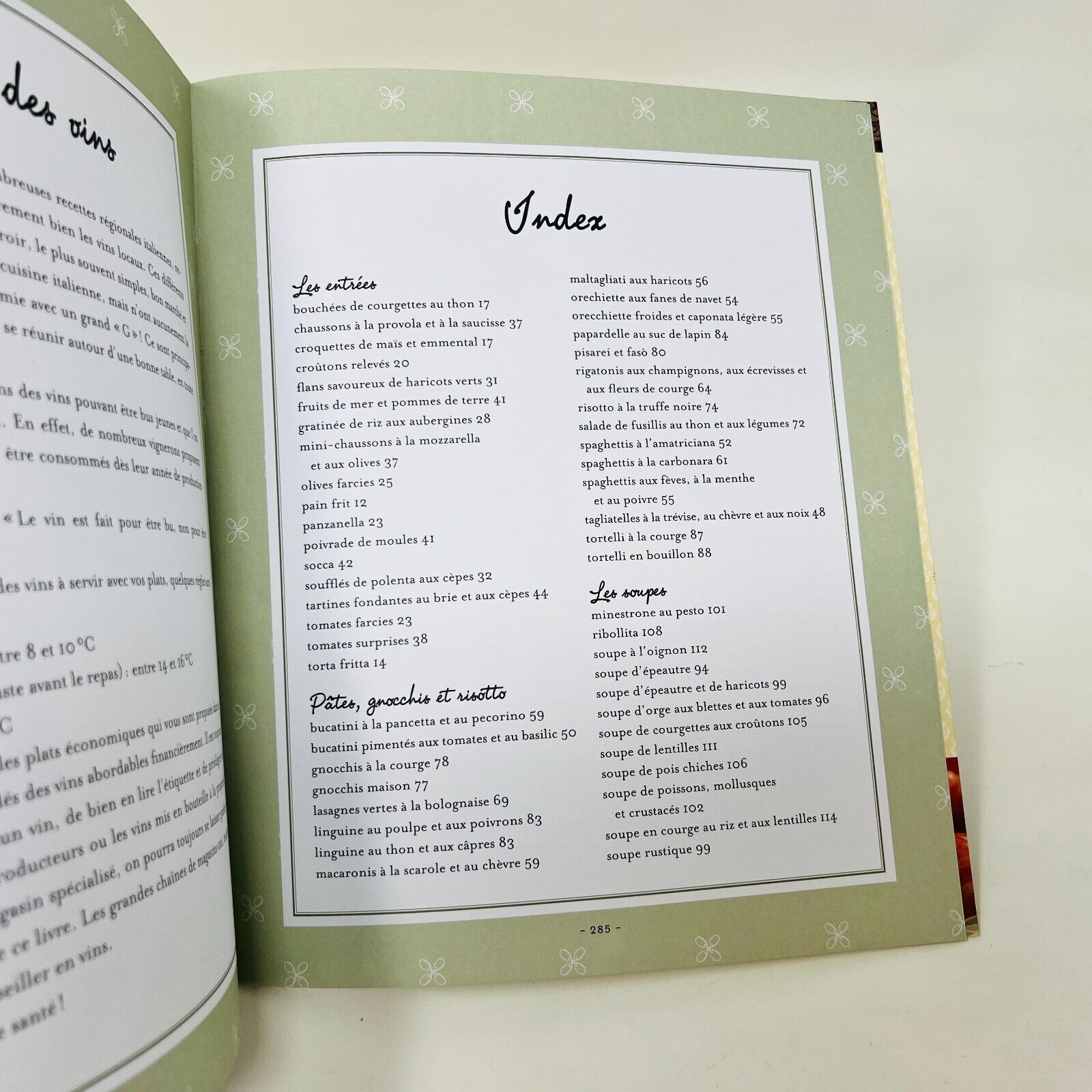 2011 Cuisinez avec Mamma Mia Livre de Recettes Italiennes Cuisine en Français