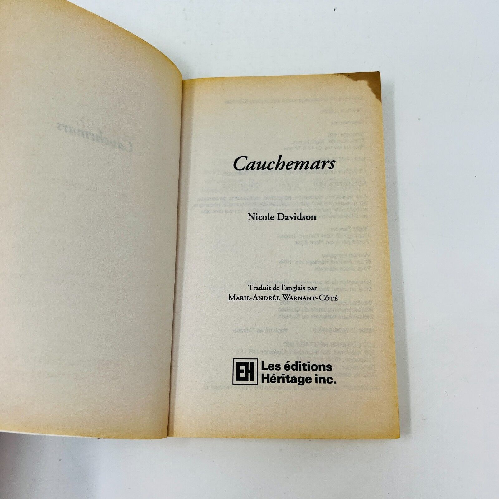 Frissons Lot 16 Livres EH Cauchemars/Menaces/La Cible/Jumelles Stine Français