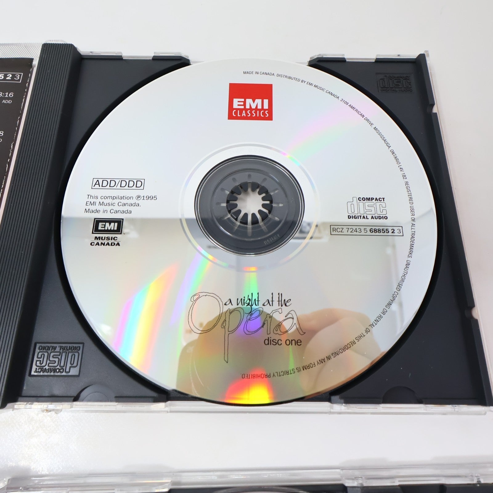 A Night At The Opera 5 CD Set Adam/Bellini/Puccini/Smetana/Massenet/Gounod EMI