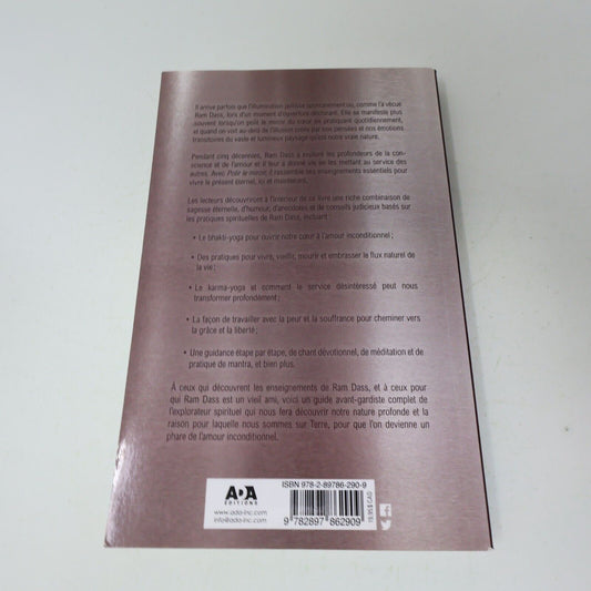 2018 Polir le Miroir Ram Dass Ada Français Paperback Spiritualité Philosophie PB