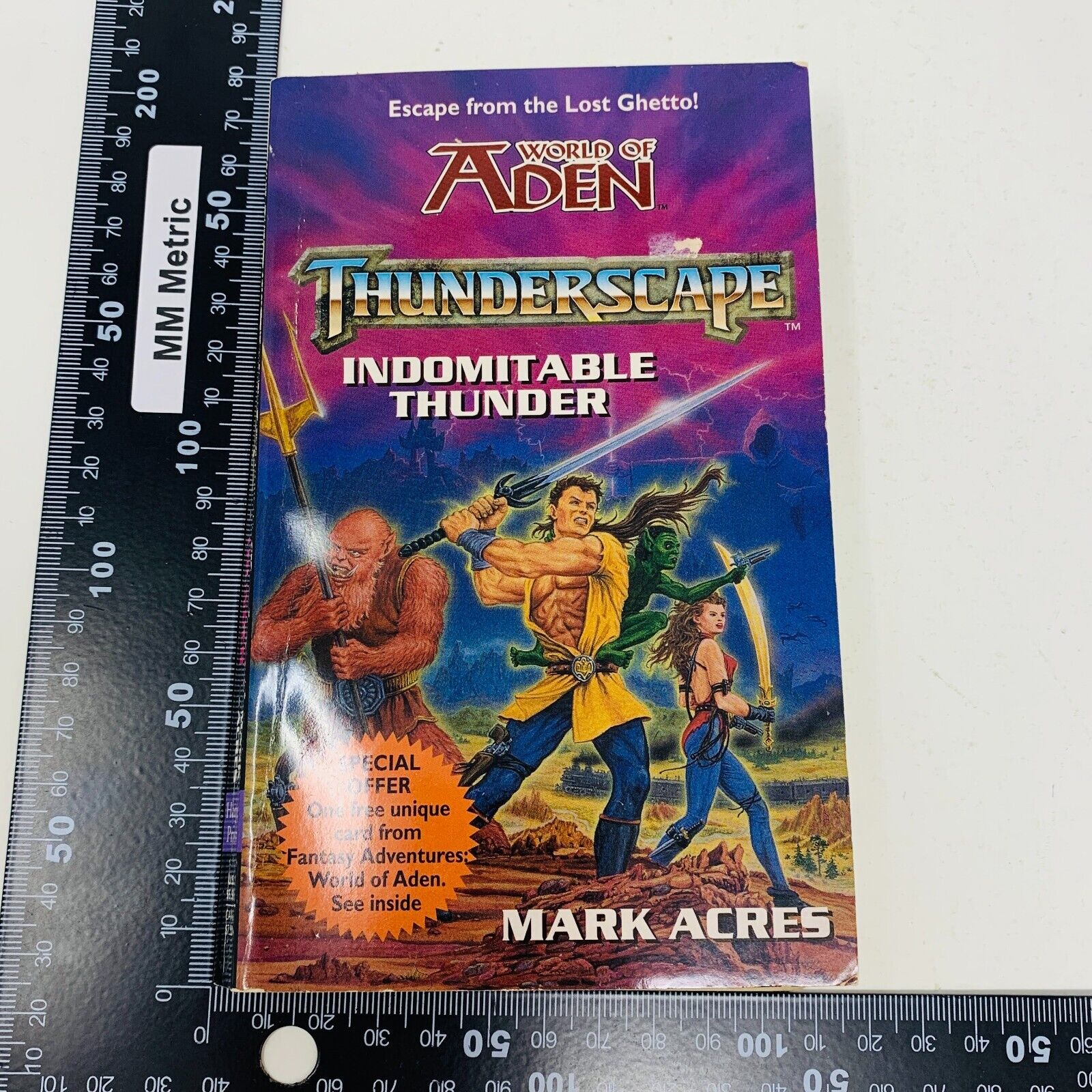 1996 Thunderscape Indomitable Thunder World of Aden by Mark Acres SSI 1st Print