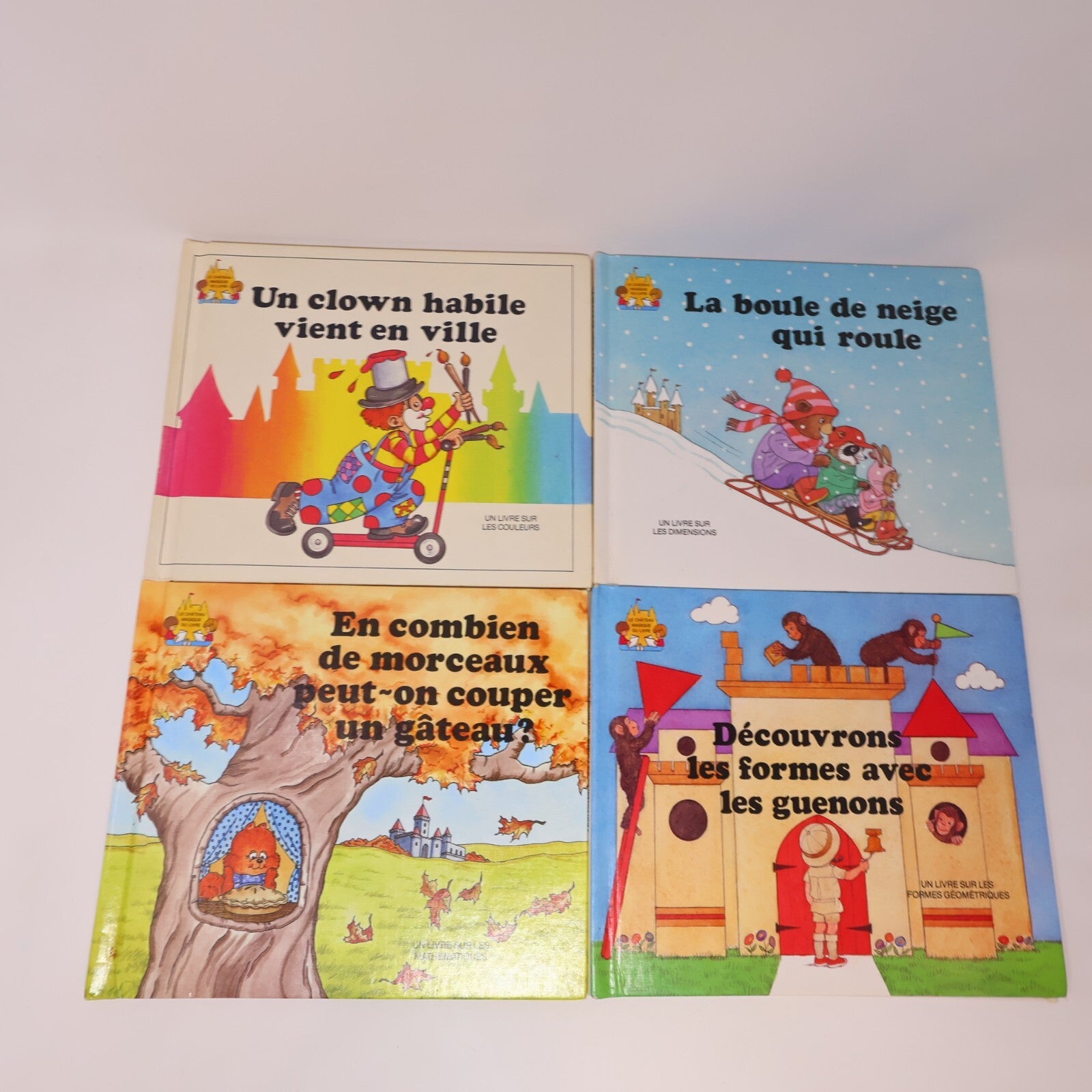 Lot 14 Le Château Magique du Livre Jane Belk Moncure Livres Enfants Français 80s