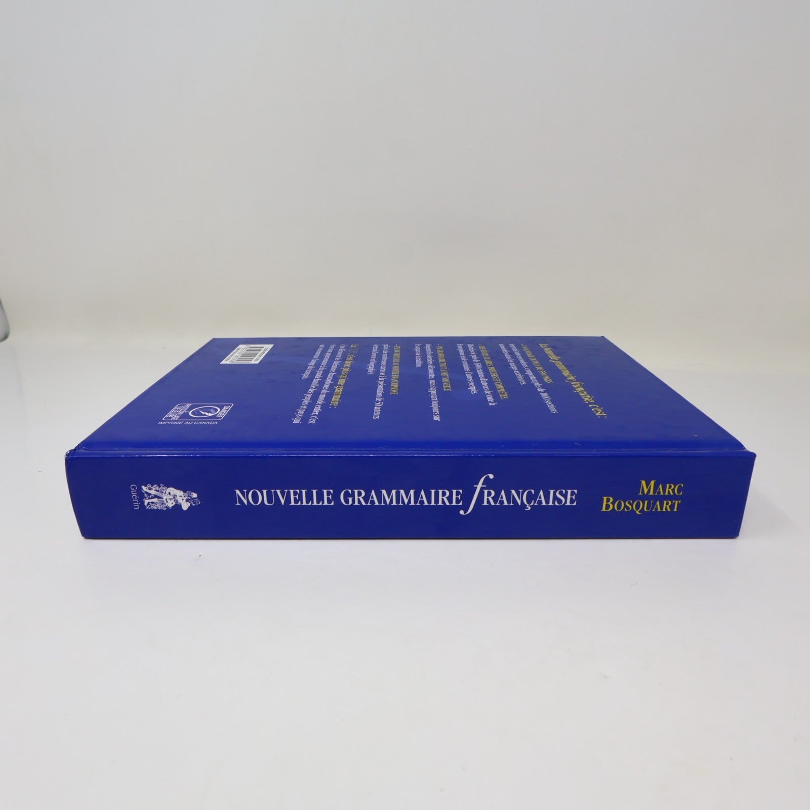 Nouvelle Grammaire Française Marc Bosquart Guérin 1998 HC French Éducation Livre