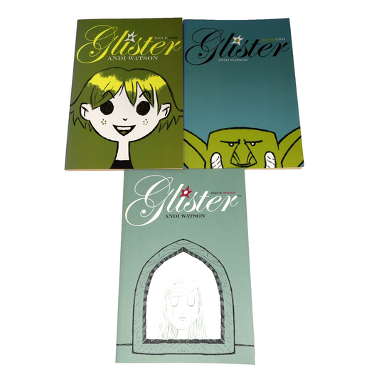 Glister #1-3 Complete Set 3 Comics Lot Andi Watson Image Fantasy 2007 PB 2000s