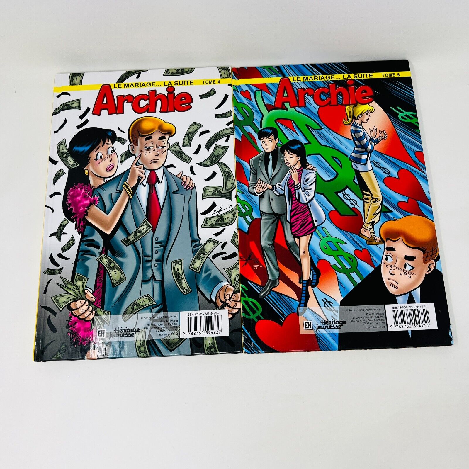 5x Le Mariage Archie Lot de Bandes Dessinées BD EH HC en Français Comics French