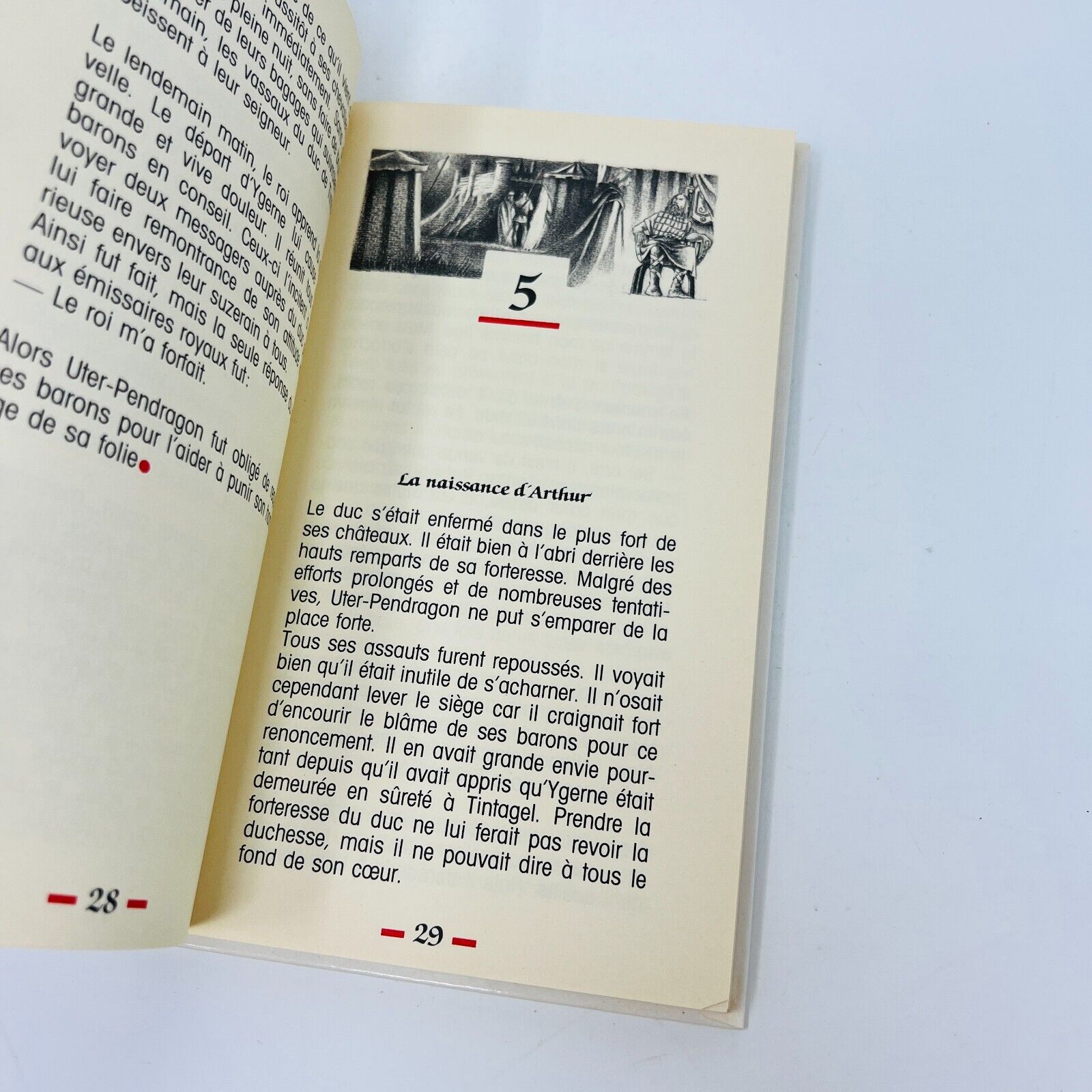 5x Les Chevaliers de la Table Ronde Épopée Casterman Complet Johan/Vogel 1987-88
