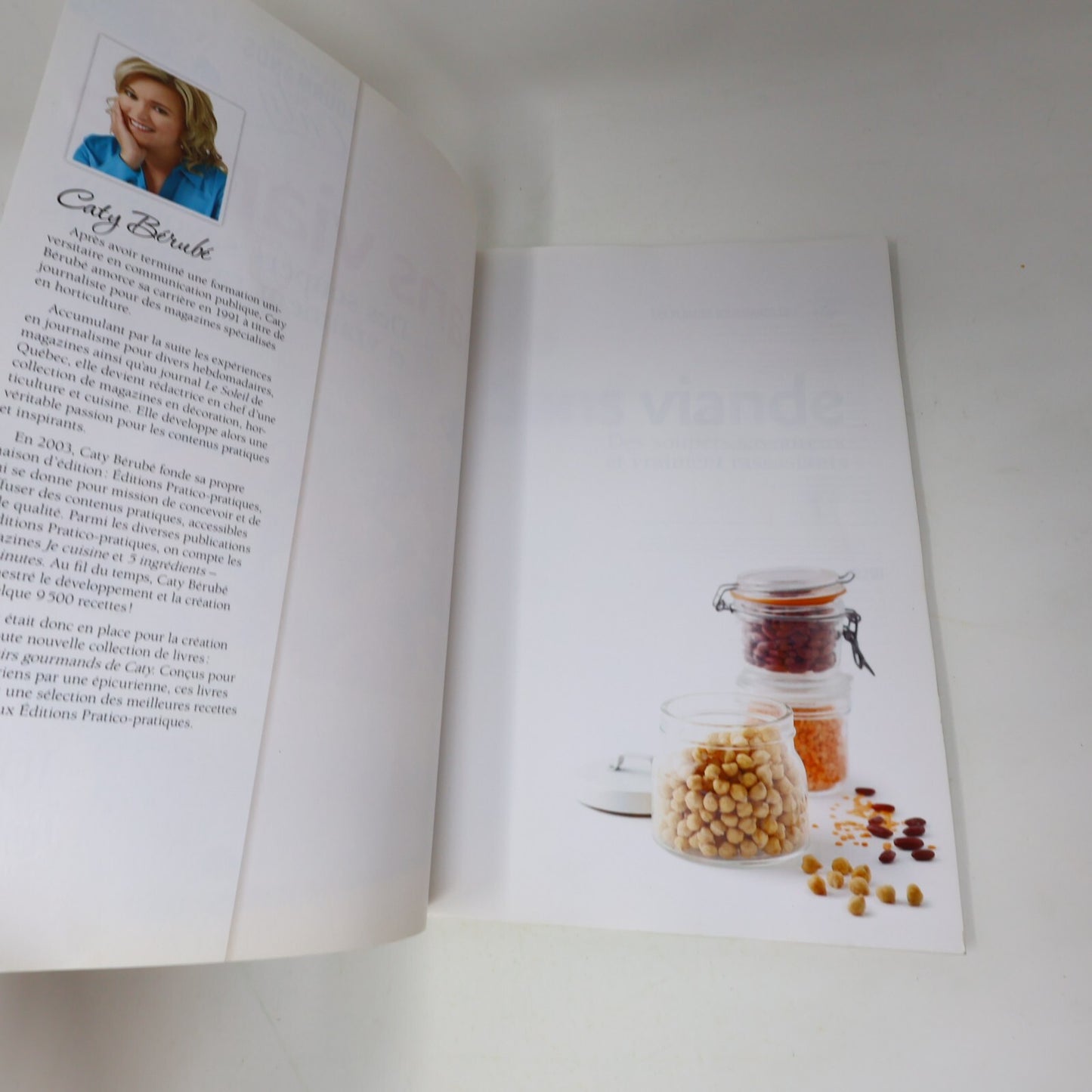 2016 Sans Viande des Soupers Savoureux Caty Bérubé Cuisine Recettes Québec Livre