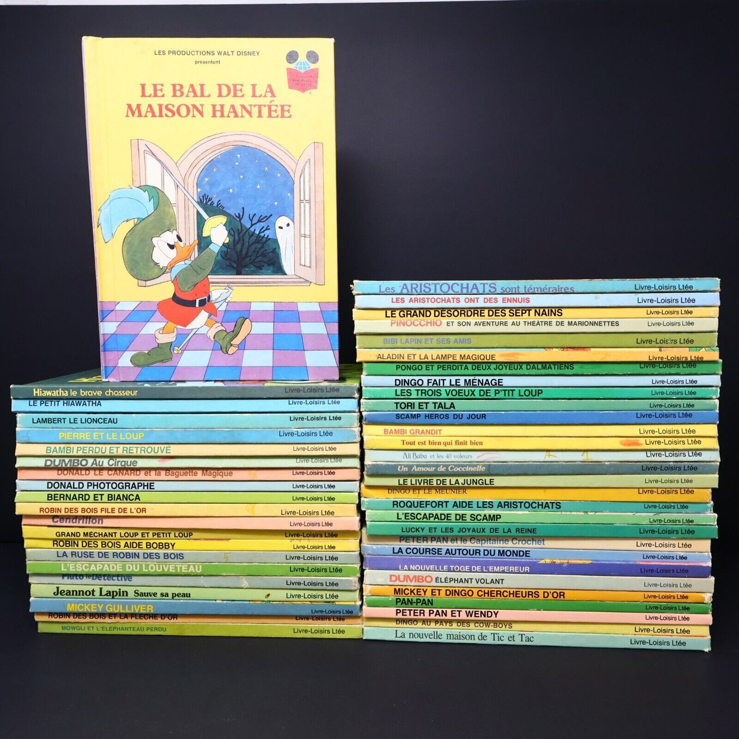 50x Livres Merveilleux de Disney Donald Mickey 70-80s Livre Loisirs Lot Français