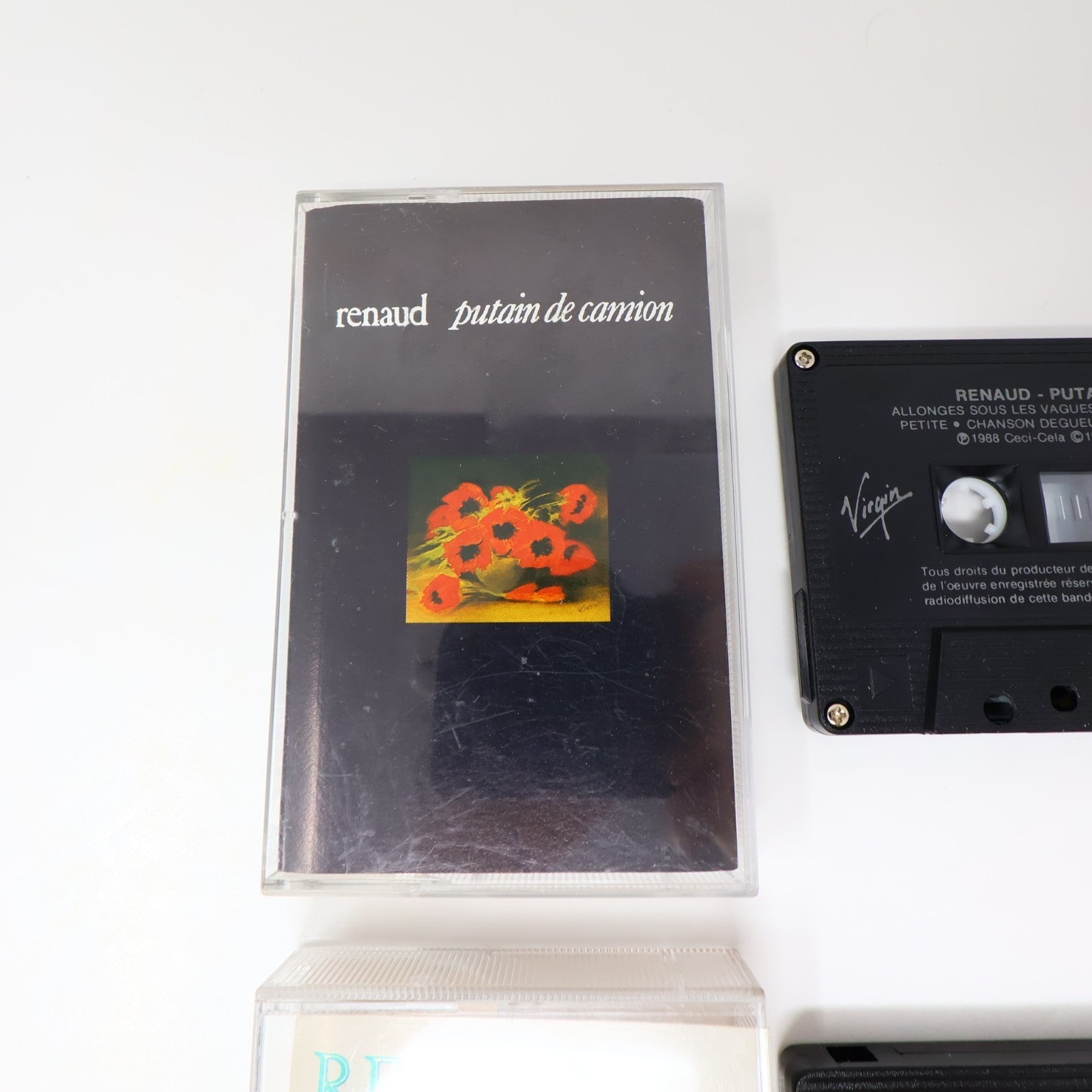 Renaud Lot 3 Cassettes Mistral Gagnant/Putain de Camion/Retour de Gérard Lambert