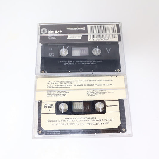 Jean Robitaille Lot 2 Cassettes Pendulum/Un Voyage en Couleur Electro/Jazz/Pop