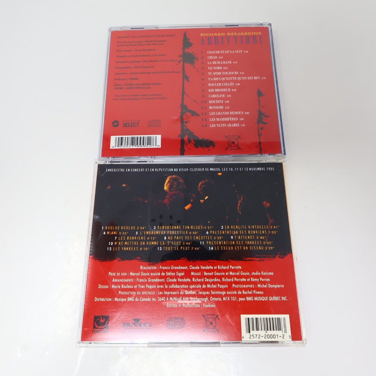 Richard Desjardins/Abbittibbi Lot 5 CD L'Existoire/Au Club Soda/Live/Boom Boom