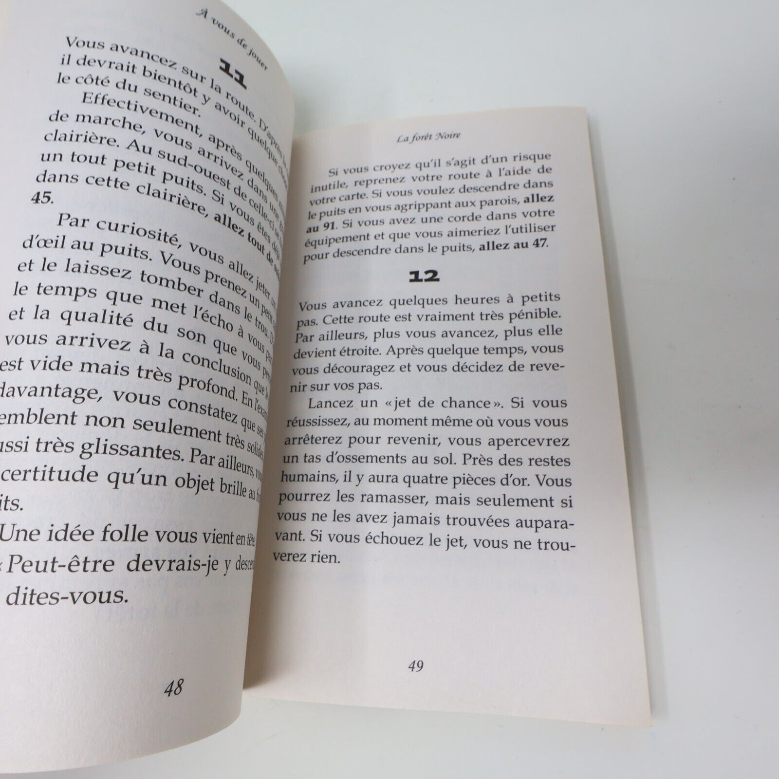Lot 7 Livres À Vous de Jouer! #1-2 4-8 Ada La Forêt Noire Jeu de Rôle Français