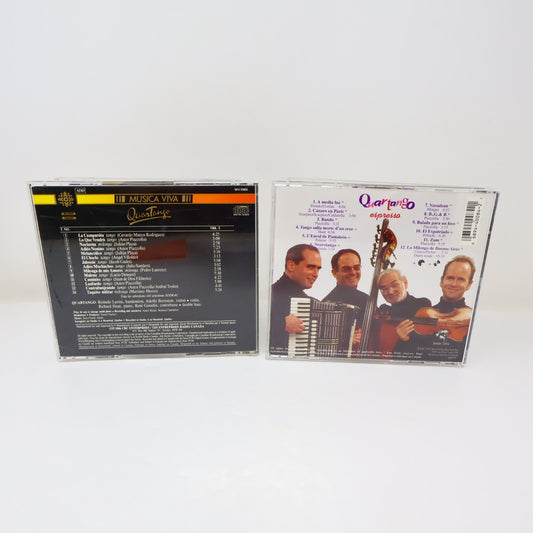 Quartango 2 CDs Lot Espresso/Quartango Justin Time/CBC Records Latin World Music