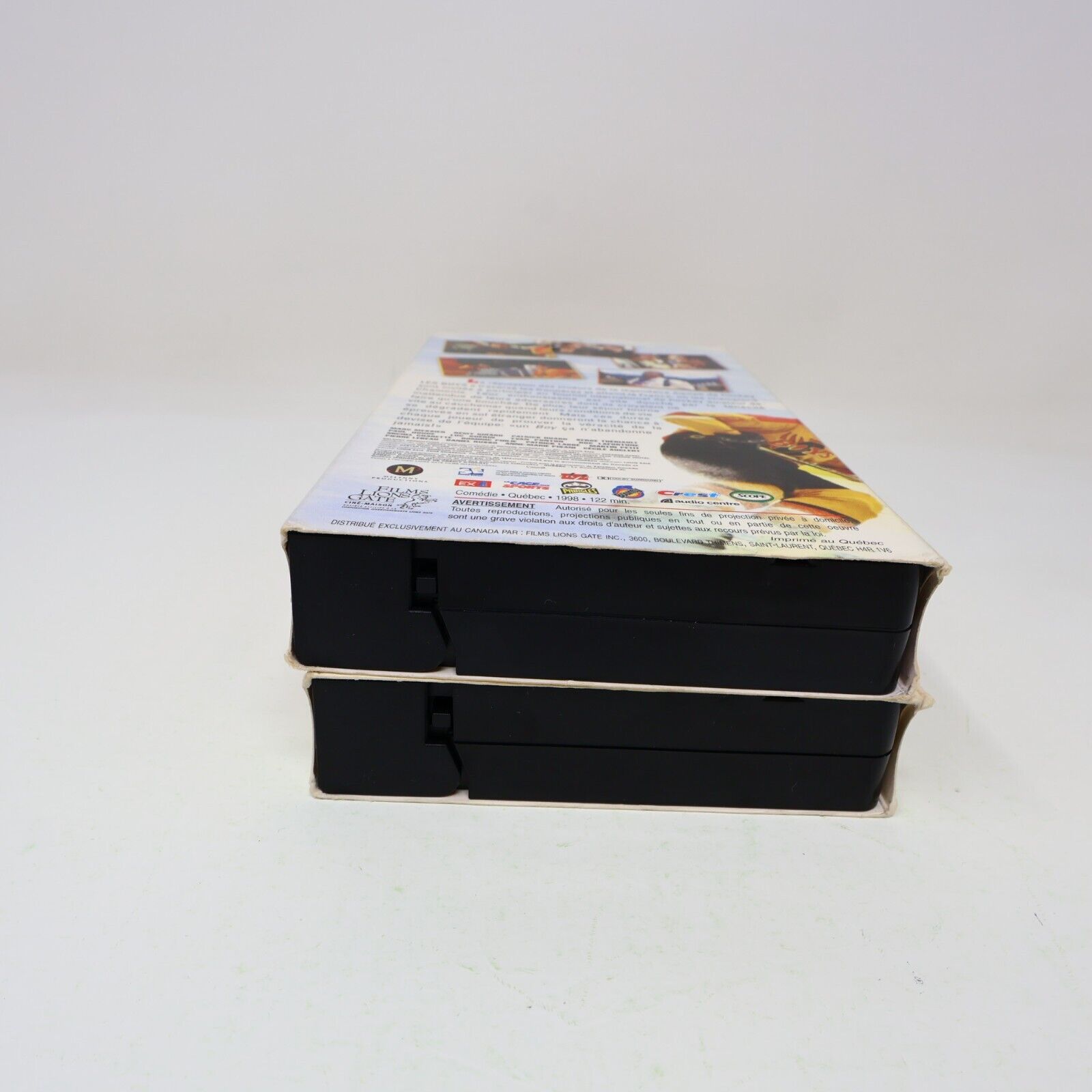 Les Boys 1 & 2 Lot VHS NTSC Testés Français Québec Comédie Hockey Rémy Girard