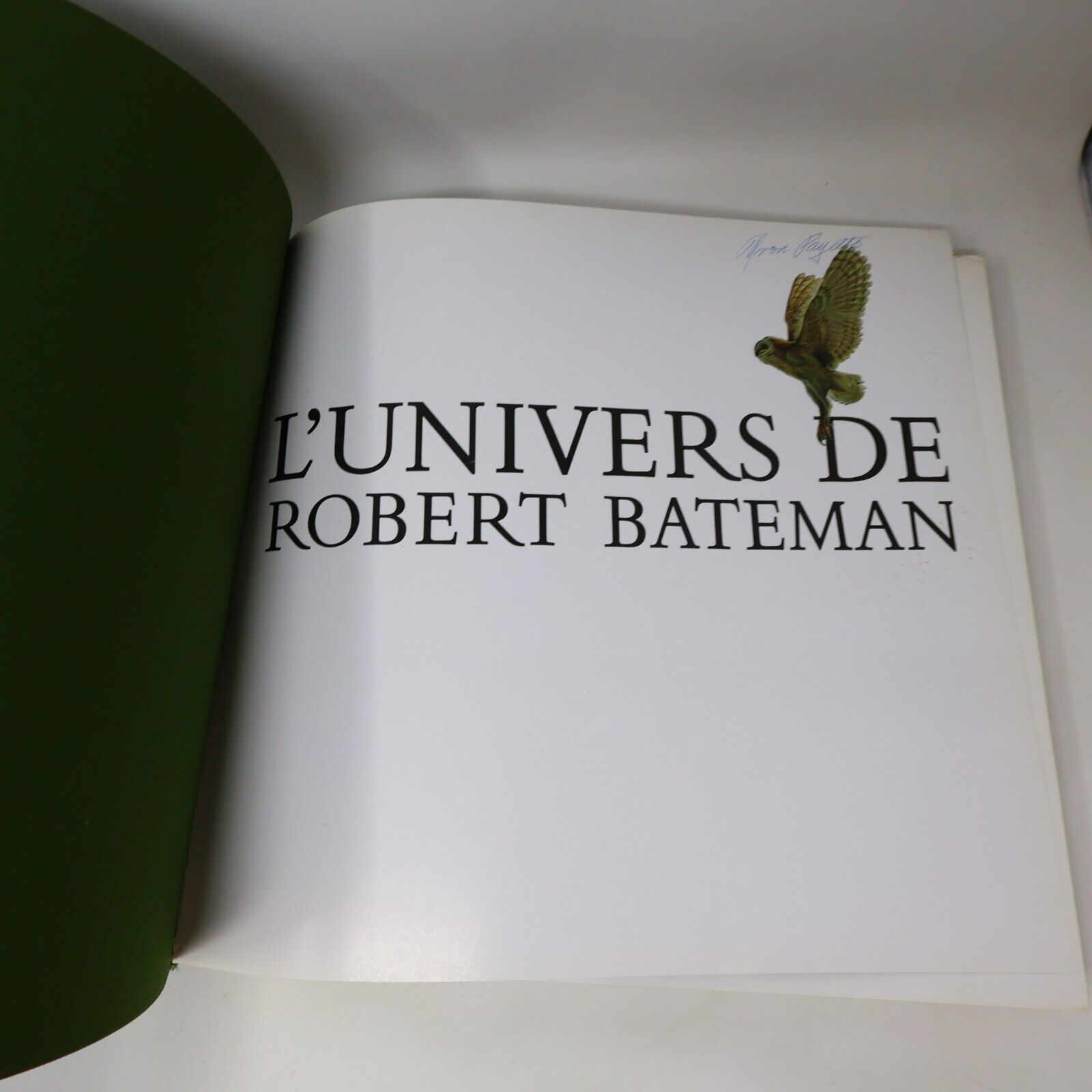 1985 L'Univers de Robert Bateman de Ramsay Derry Hardcover HC Trécarré Français
