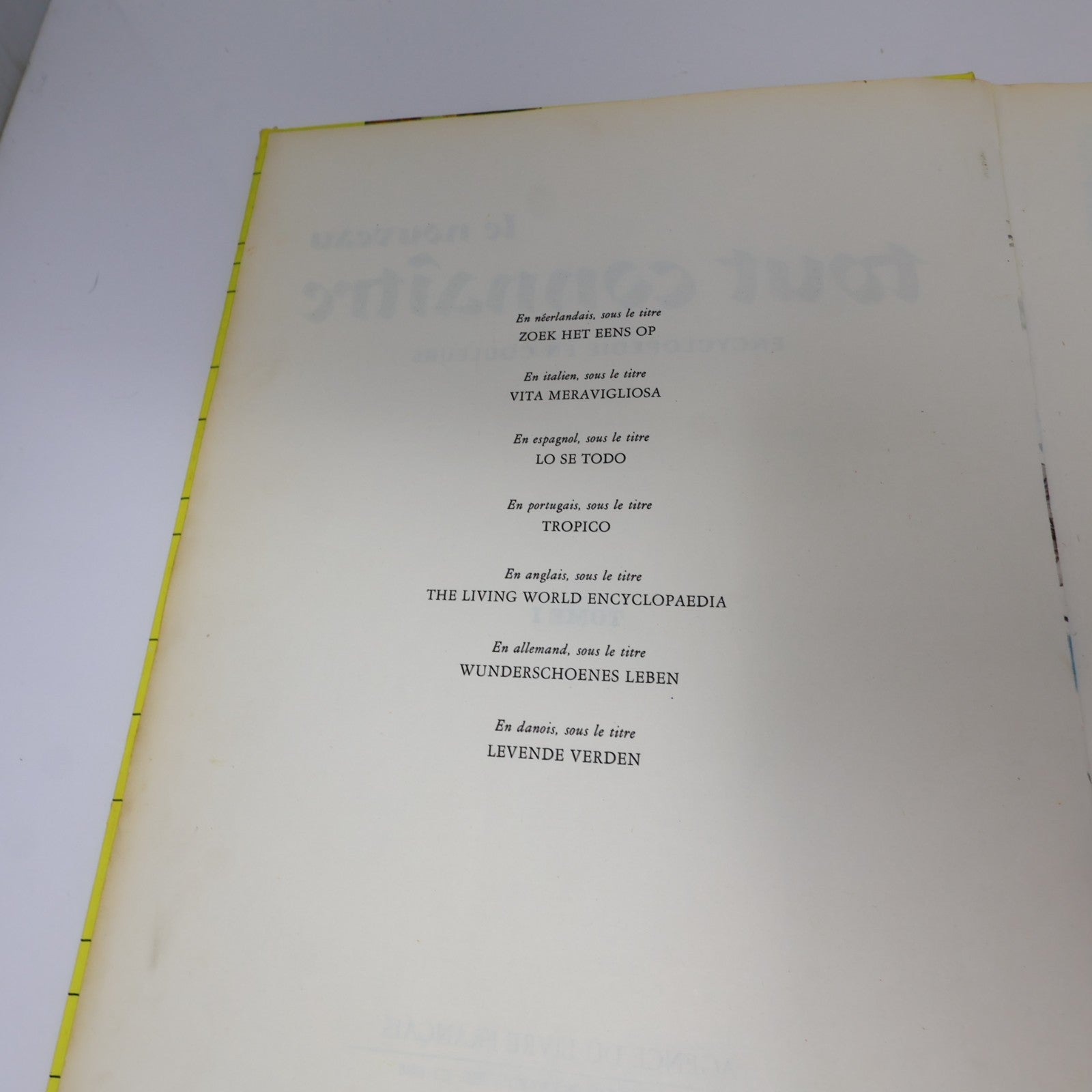 Le Nouveau Tout Connaître Encyclopédie en Couleurs Lot 24 Livres Histoire HC 60s