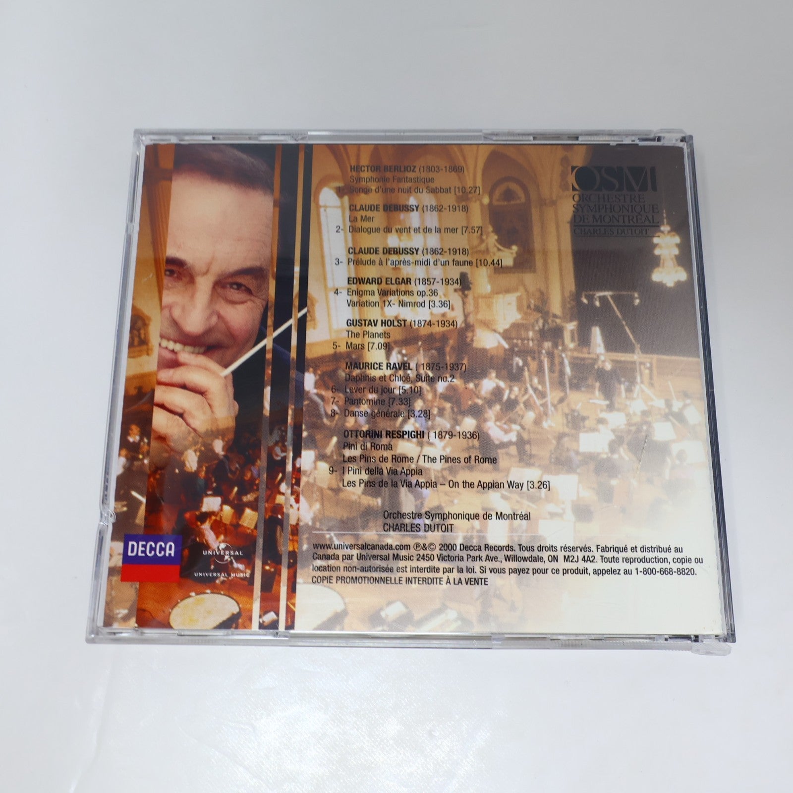 Charles Dutoit Lot 2 CD Dutoit-Montréal Chez Decca 20 Ans Déjà/Les Années Dutoit