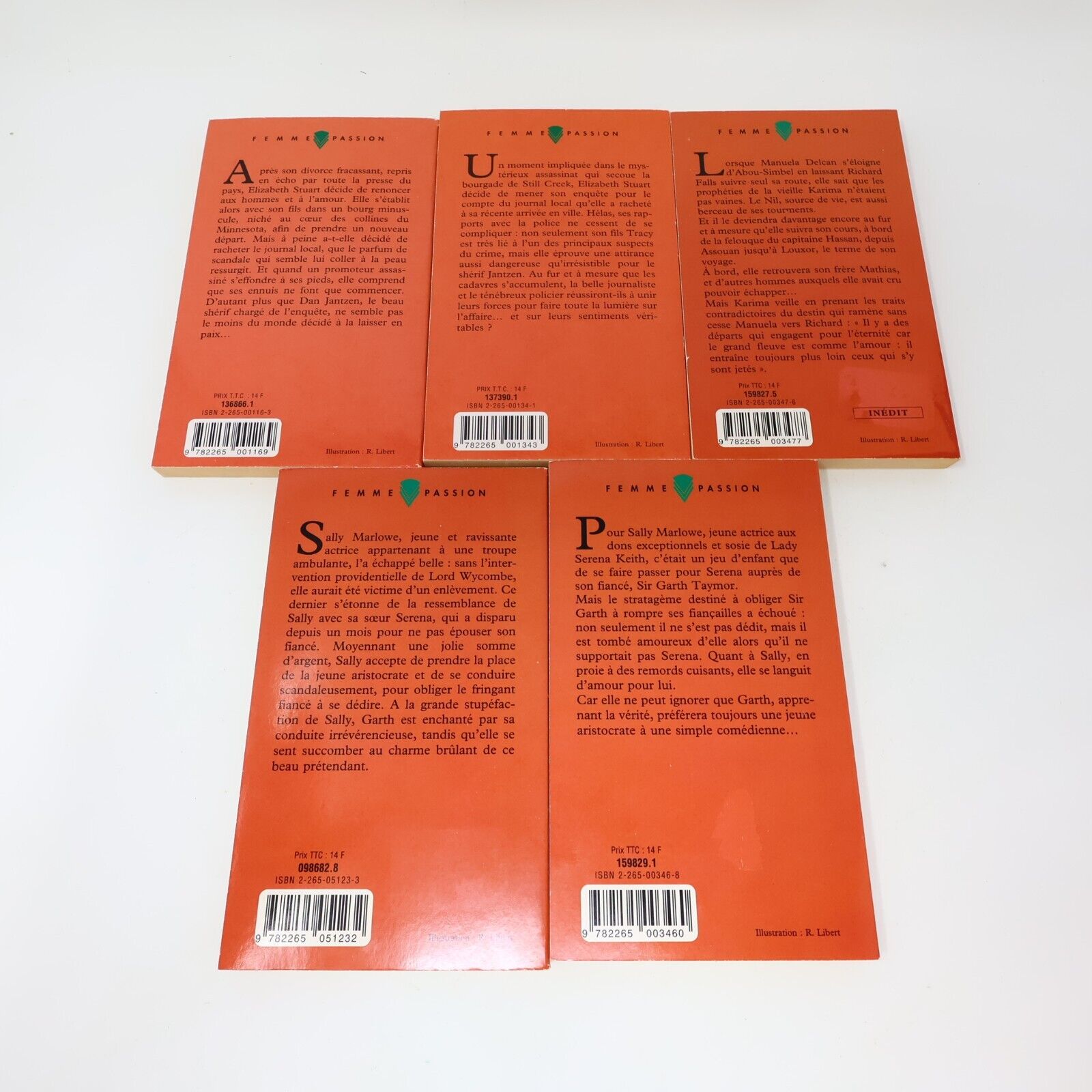 Collection Passion Club Femme Romance Vintage 1980s-90s Lot 61 Livres Français