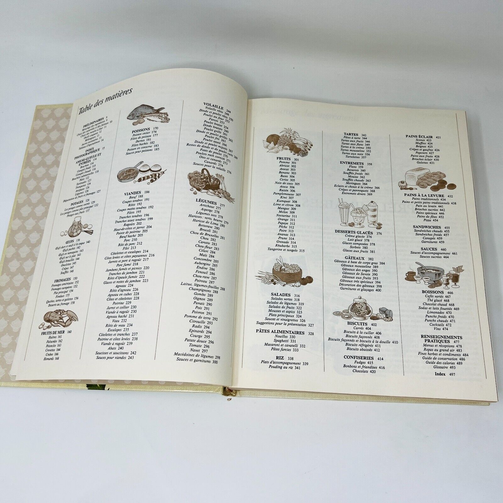 1986 La Bonne Cuisine Illustrée Reader's Digest Livre Recettes Cuisine Français