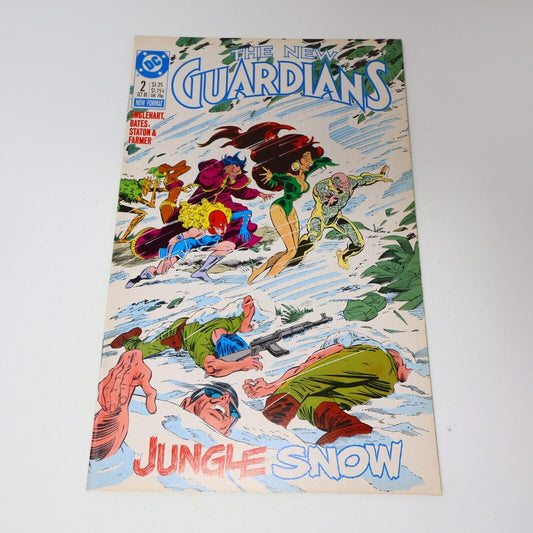 1988 Jungle Snow The New Guardians #2 Englehart/Bates/Staton/Farmer DC Comic 80s