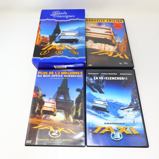 Coffret Taxi #1-2-3 Les Grands Classiques DVD Luc Besson Action NTSC Region 1