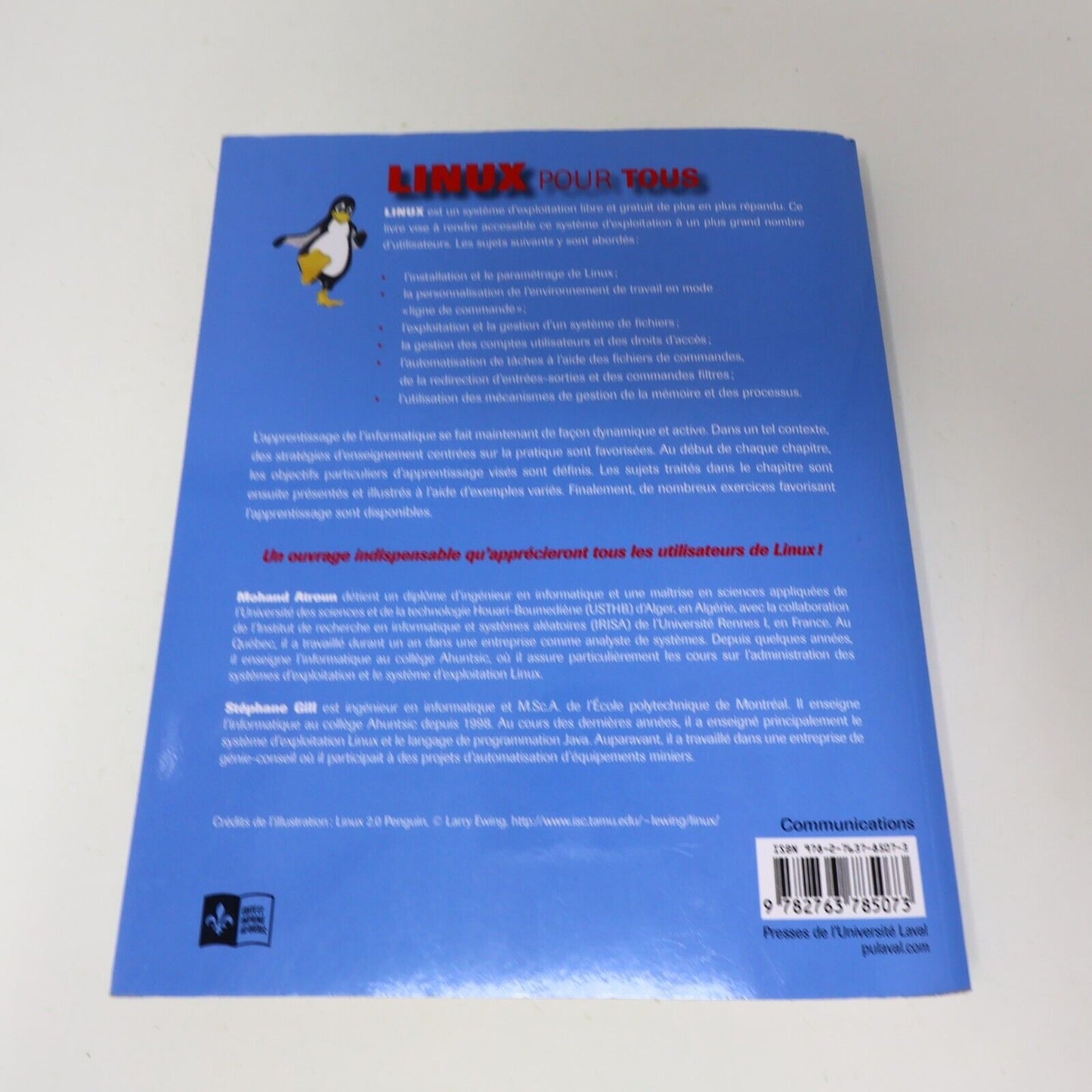2007 Linux pour Tous Stéphane Gill Mohand Atroun Informatique Programmation PB