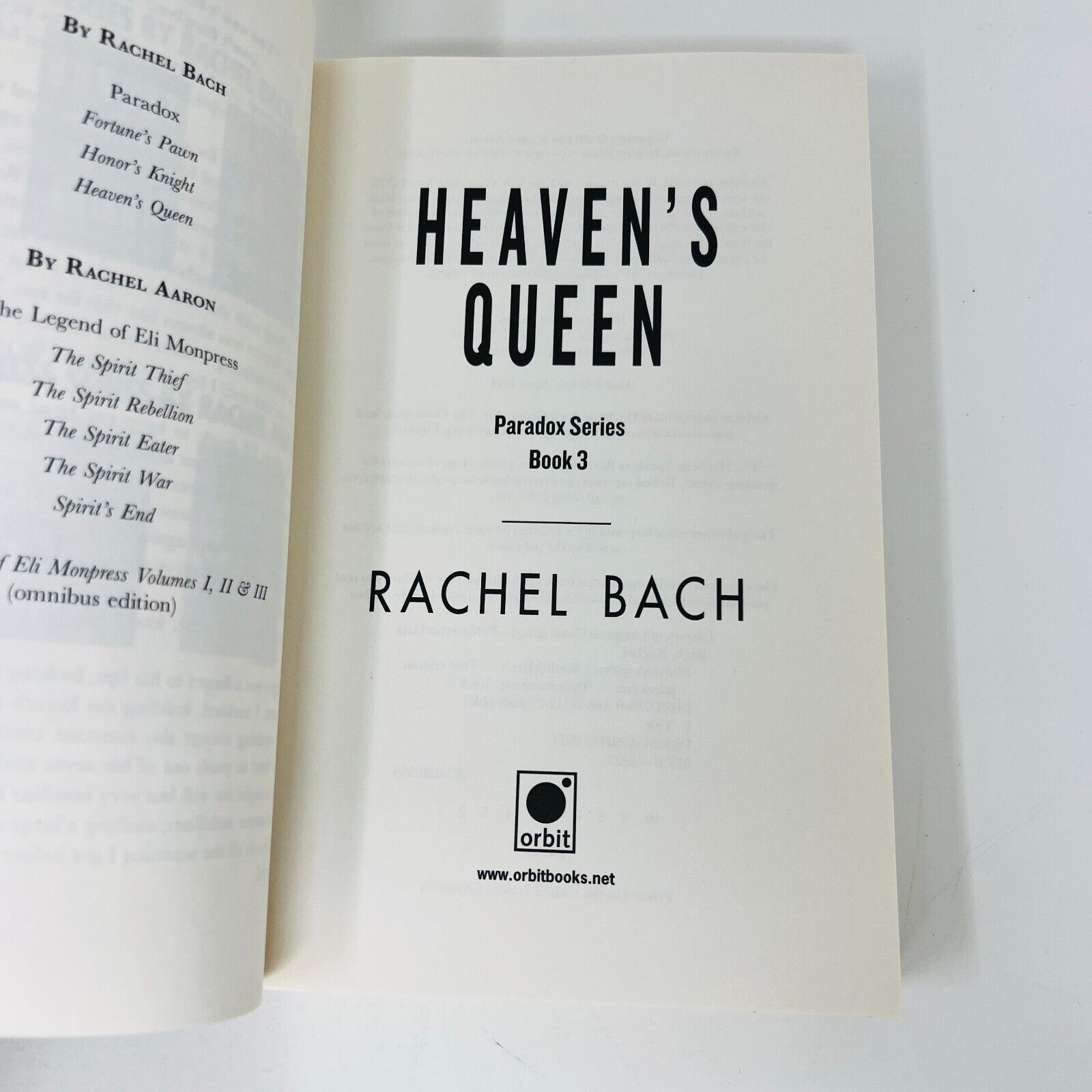 Paradox #1-2-3 Complete Series by Rachel Bach Paperback Fortune's Pawn Books Lot
