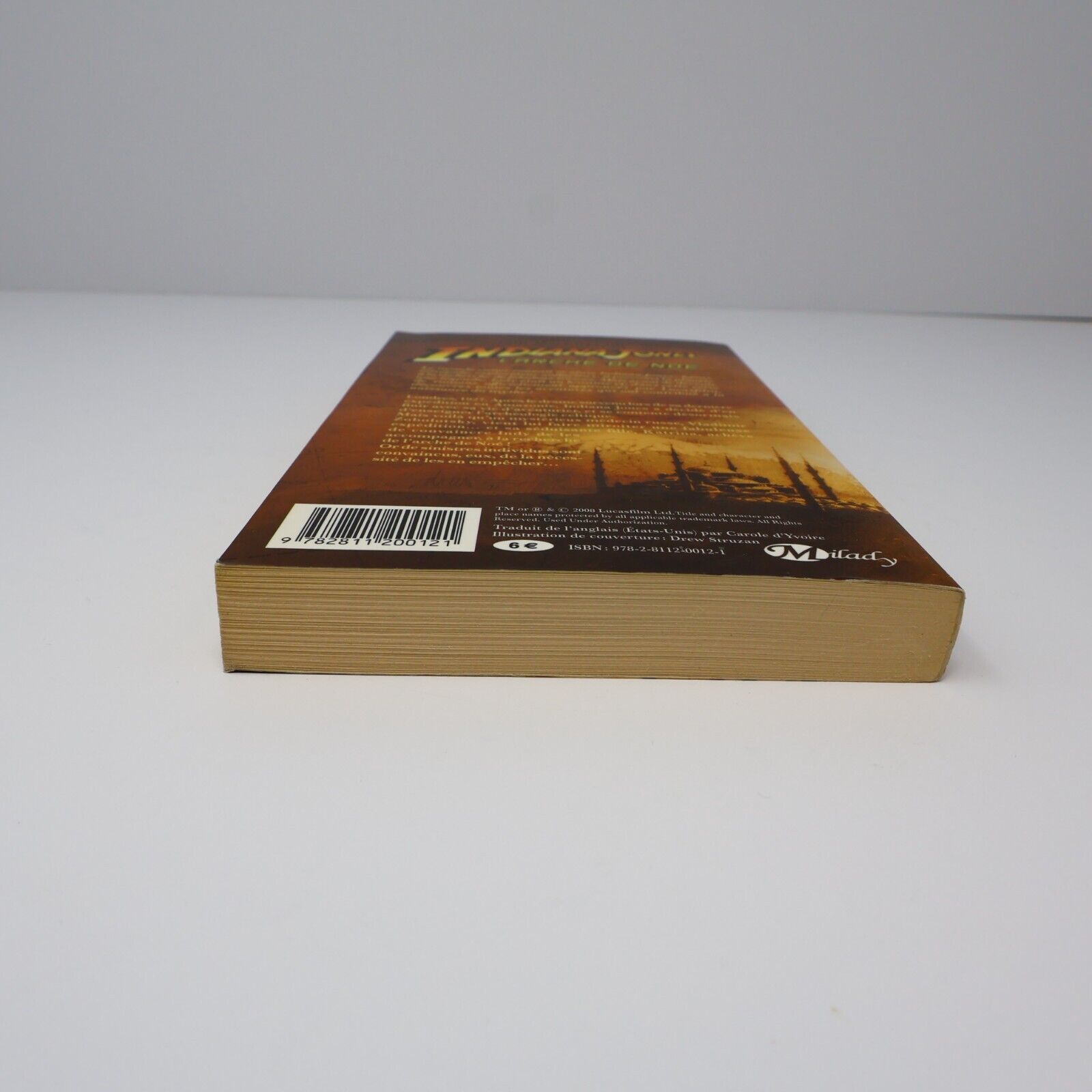 2008 Indiana Jones et l'Arche de Noé #4 de Rob Macgregor Paperback PB Milady