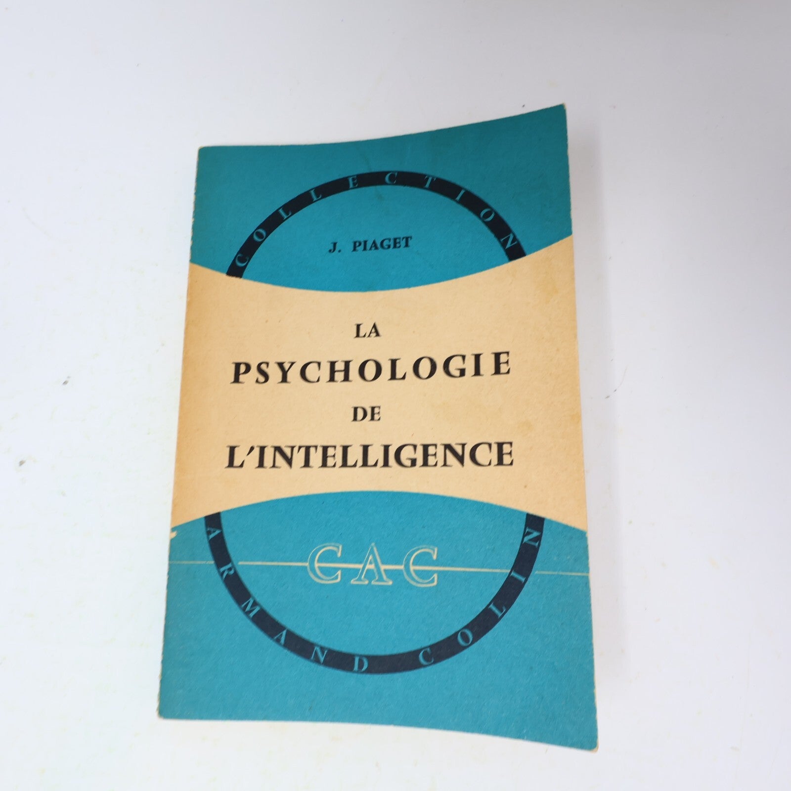 Jean Piaget Lot 2 Livres Psychologie de l'Intelligence/Six Études de Psychologie