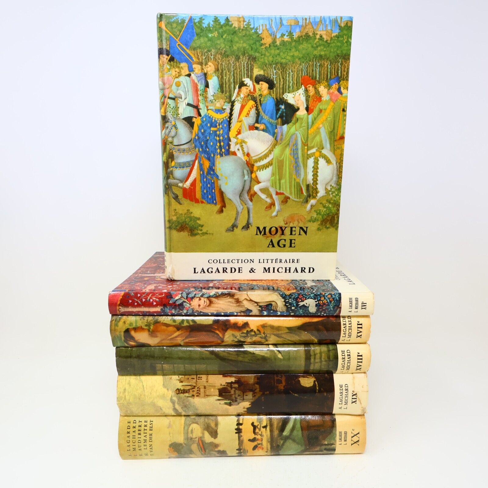 Collection Littéraire Lagarde et Michard Lot 6 Livres Série Complète Français HC
