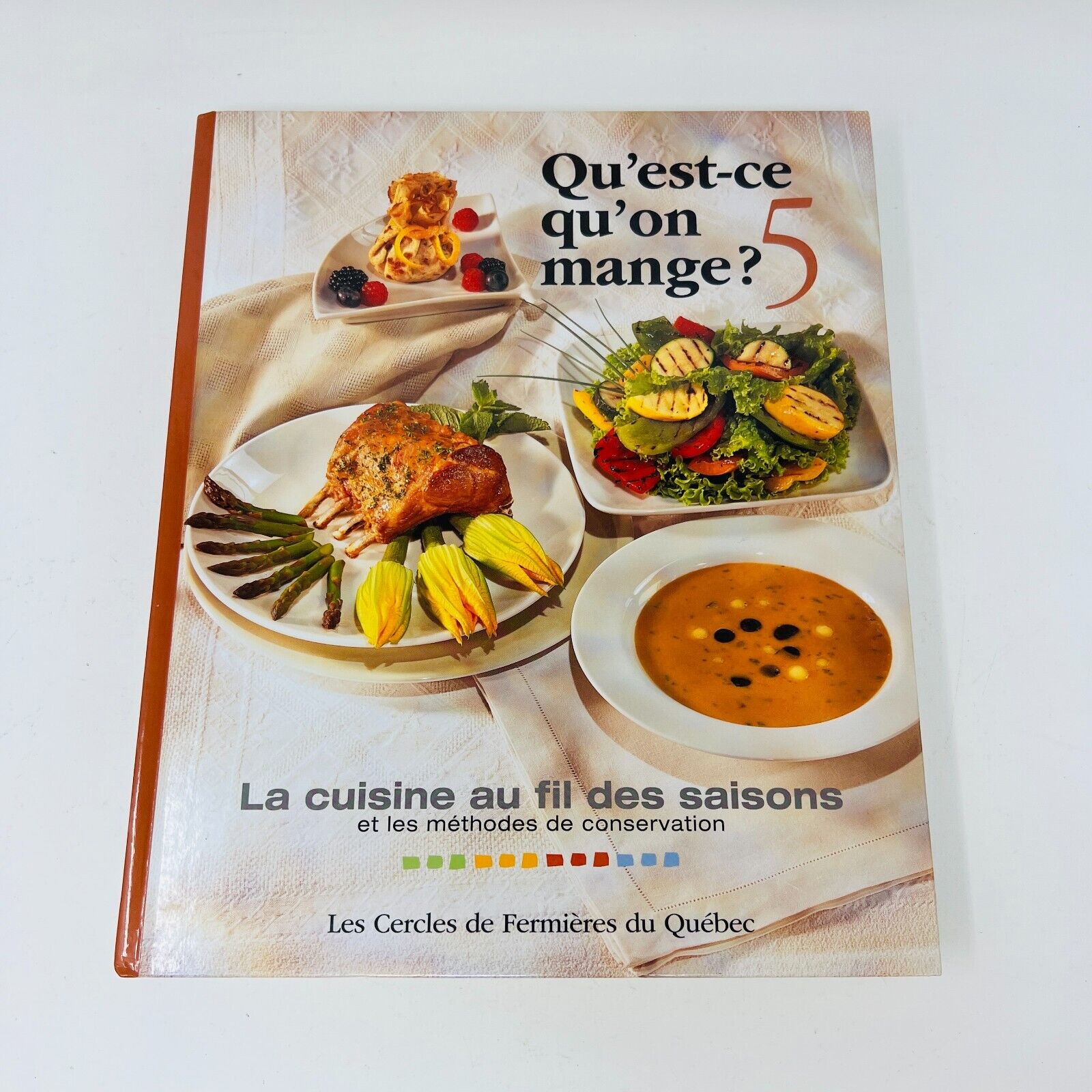 Qu'est-ce qu'on Mange? #1-5 Série Complète Recettes Cercles Fermières Québec Lot