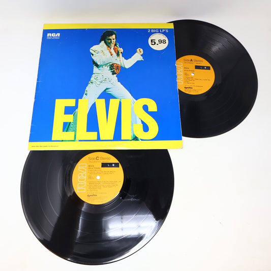 Elvis Presley Elvis Record 2x LP RCA Special Products DPL2-0056(e) 1973 Canada