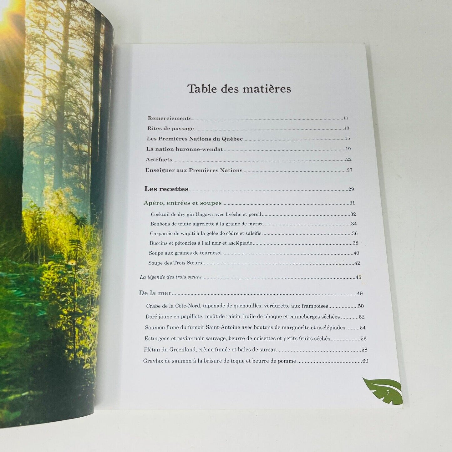Gastronomie des Premieres Nations Signé par Martin Gagné Livre Recettes Cuisine