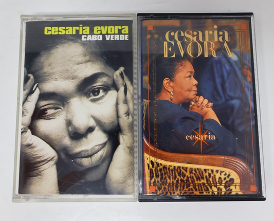 Cesaria Evora 2 Cassette Lot Cesaria/Cabo Verde Tchintchirote/Sabine Larga'm 90s