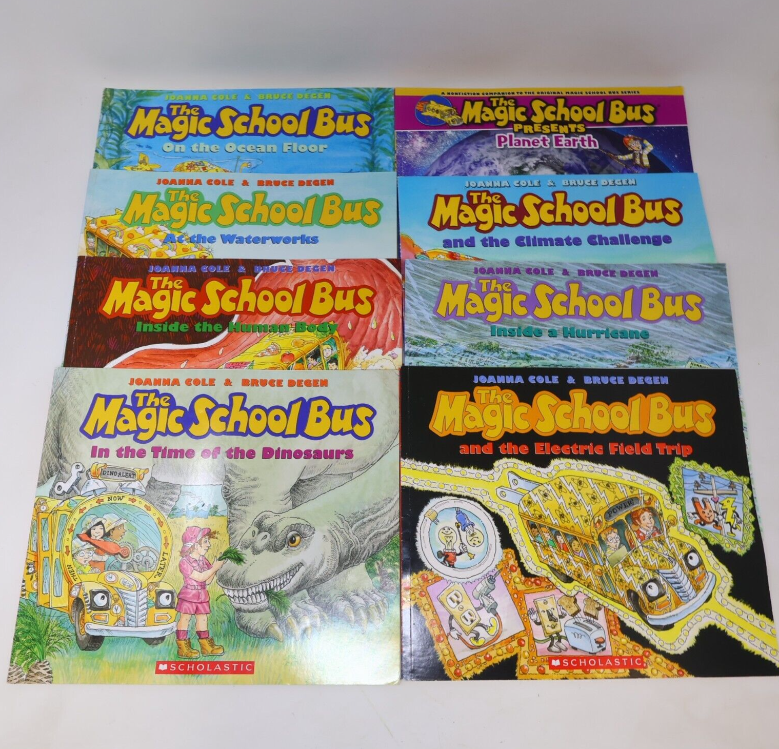 The Magic School Bus Lot 8 Books Joanna Cole Illustrated Scholastic 90s Science