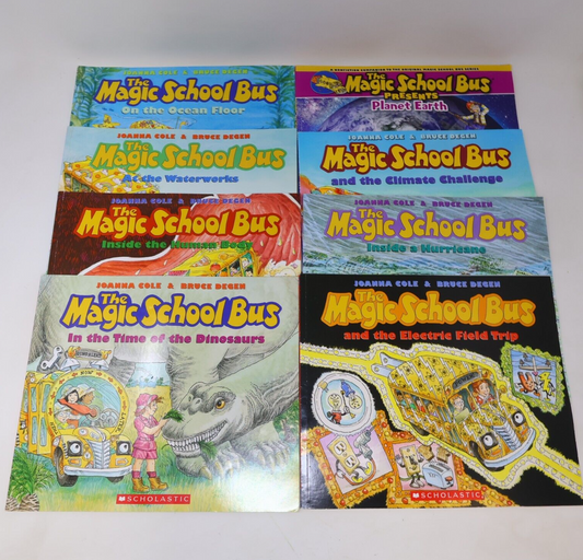 The Magic School Bus Lot 8 Books Joanna Cole Illustrated Scholastic 90s Science