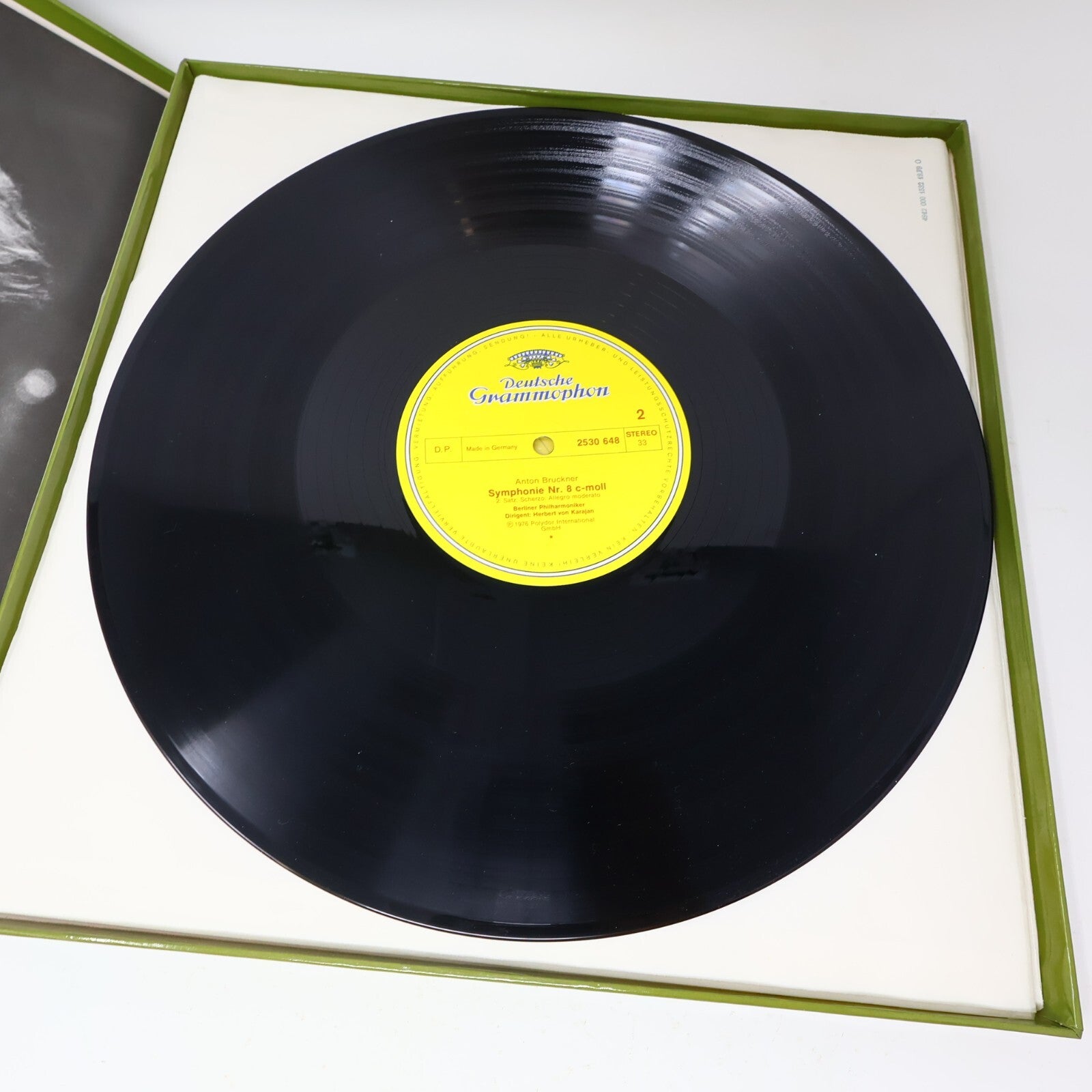 Herbert Von Karajan Anton Bruckner Symphonie #8 Berliner 2x LP Record 2707 085