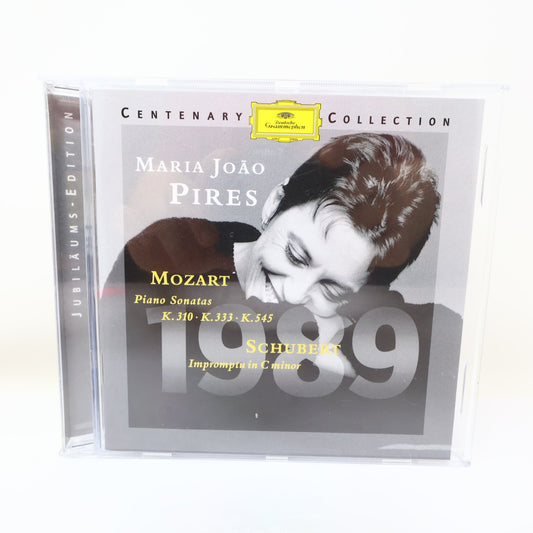 1989 Maria Joao Pires Mozart Schubert Piano CD Deutsche Grammophon 90s