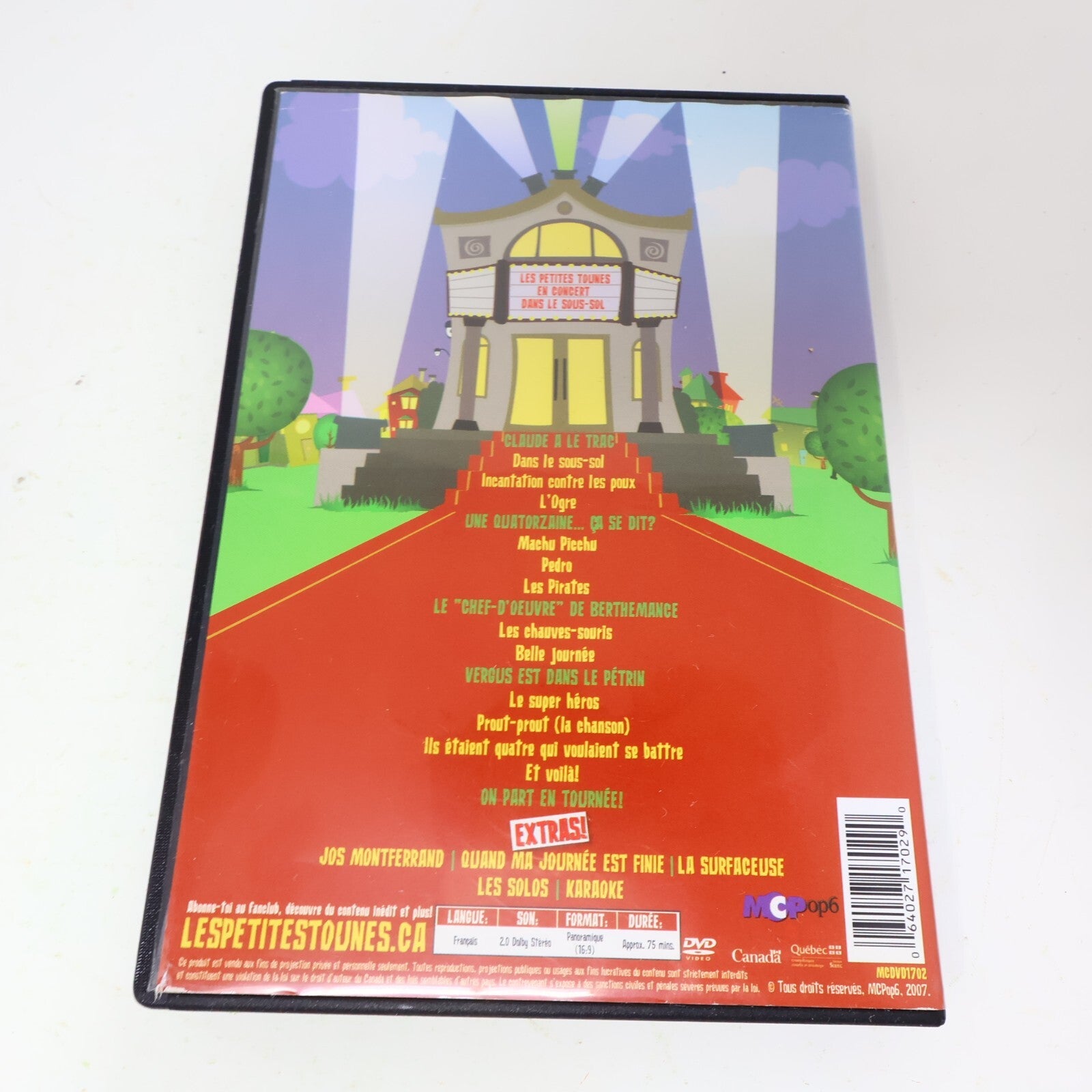 Les Petites Tounes en Concert dans le Sous-Sol DVD Spectacle Enfants Musique