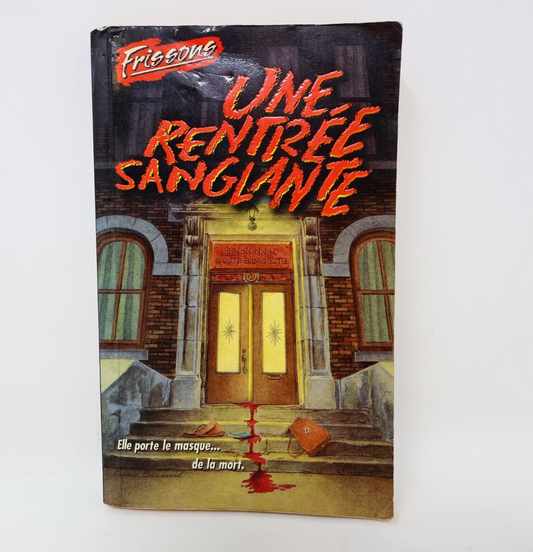 1996 Une Rentrée Sanglante Frissons #64 de Peter Beere Paperback PB EH Ados 90s