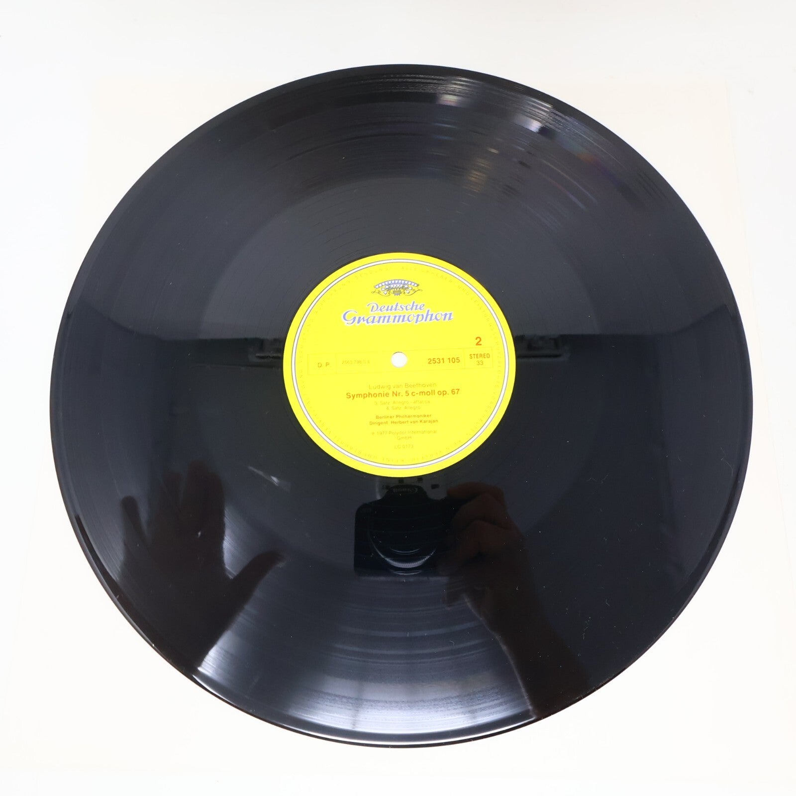 Beethoven Symphonie Nr. 1-2 5-6 8-9 Herbert von Karajan Berliner Lot 4 LP Record
