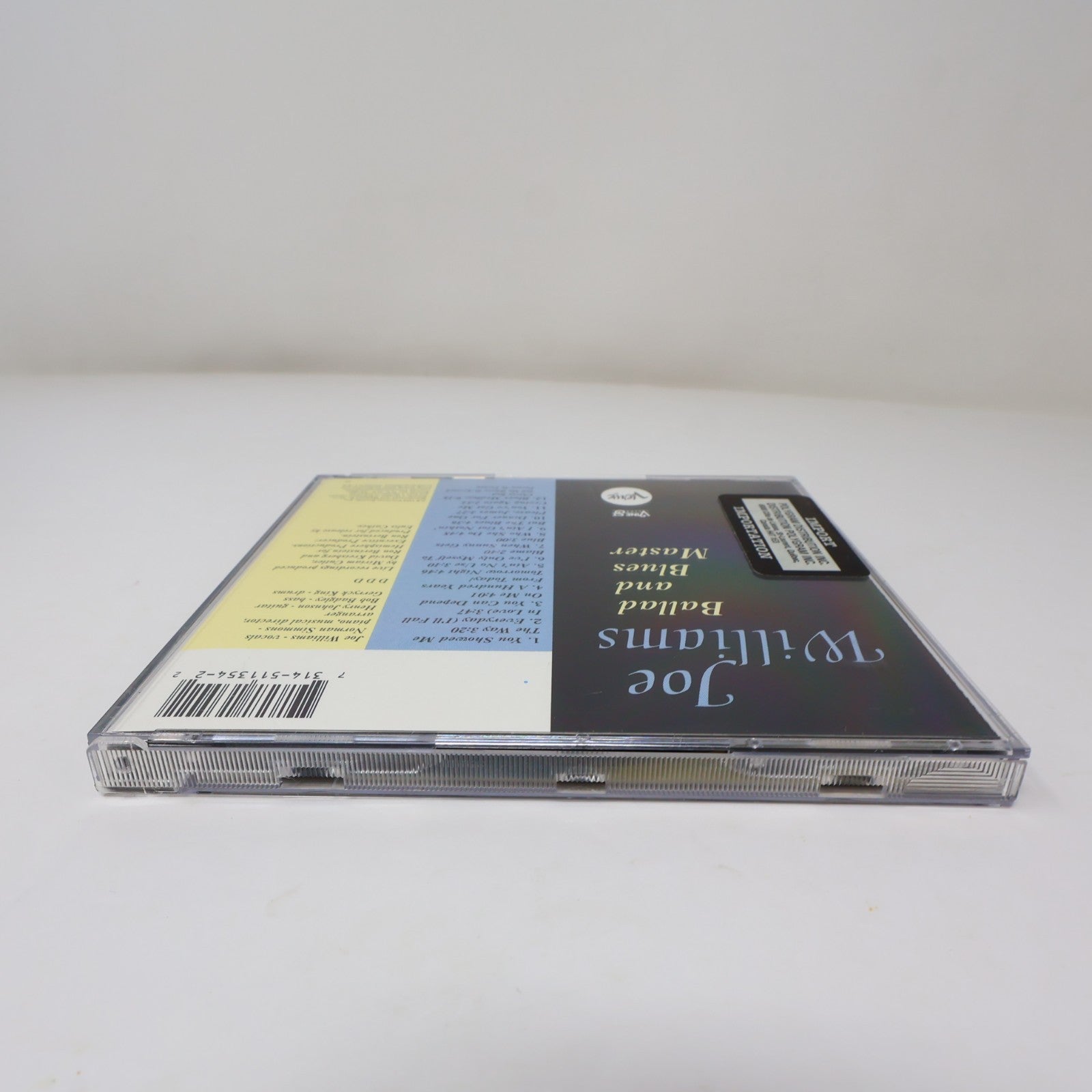 Ballad and Blues Master CD Joe Williams Verve 1992 314 511 354-2 90s