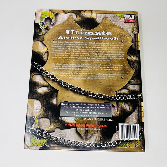 Ultimate Arcane Spellbook HC D20 v 3.5 Supplementary Rulebook V #5 MGP 9005 RPG